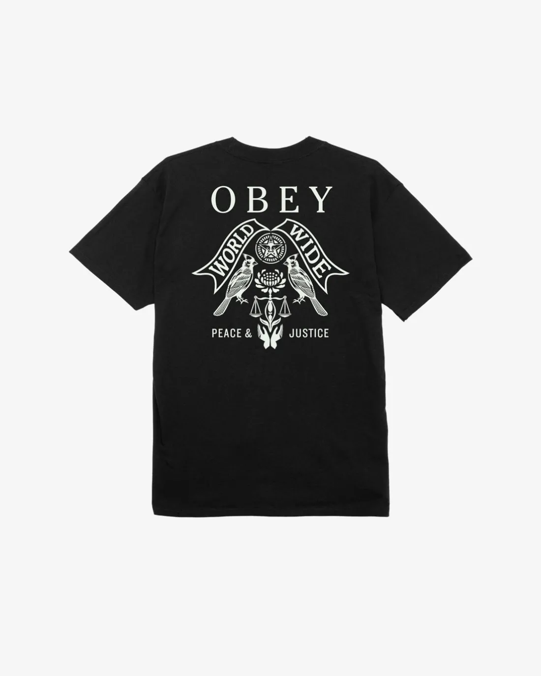 BIRDS OF JUSTICE CLASSIC T-SHIRT*OBEY Clothing Best
