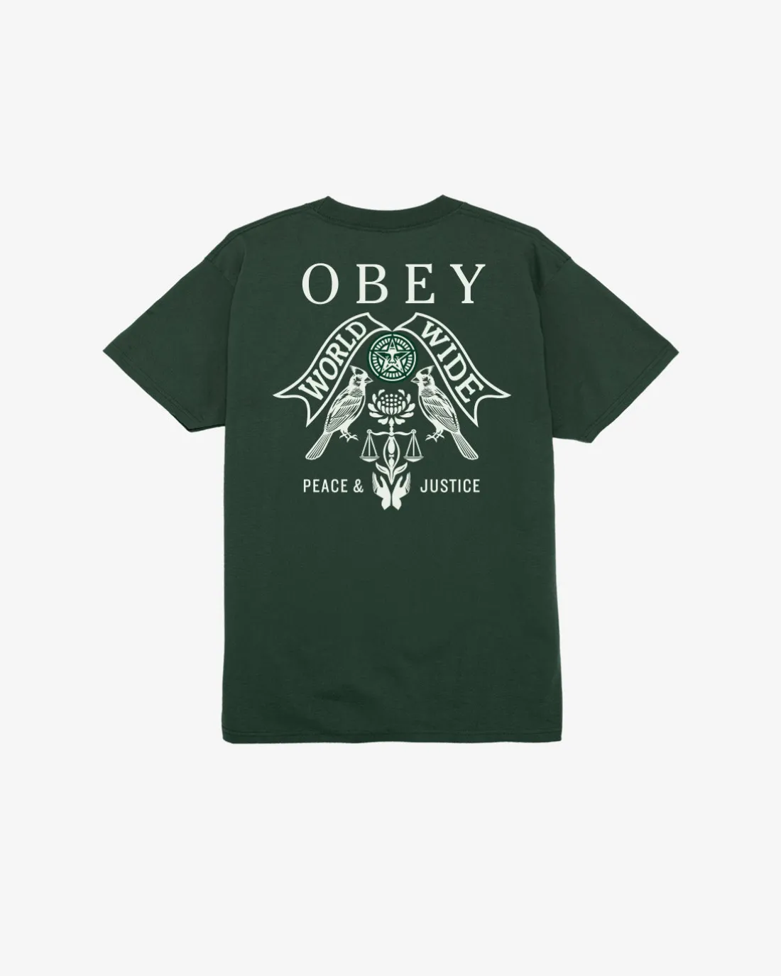 BIRDS OF JUSTICE CLASSIC T-SHIRT*OBEY Clothing Best
