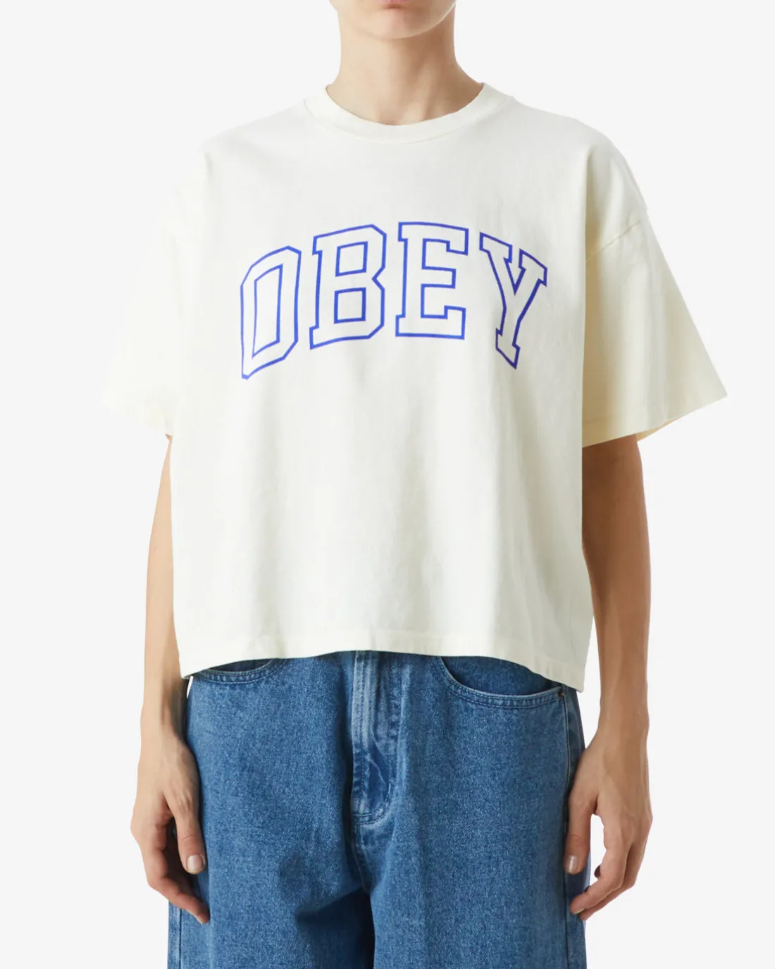COLLEGIATE OBEY RAEGAN T-SHIRT*OBEY Clothing Best