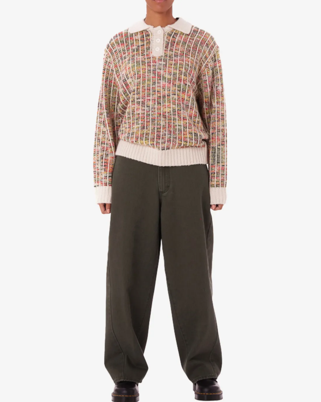 DELPHINE POLO SWEATER*OBEY Clothing Fashion