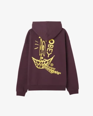 DESIGN EXTRA HEAVY HOOD PULLOVER HOOD*OBEY Clothing Hot