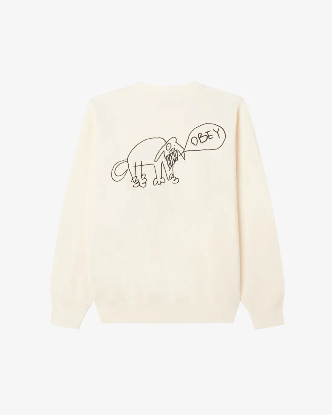 DOG DOODLE CREWNECK*OBEY Clothing Flash Sale