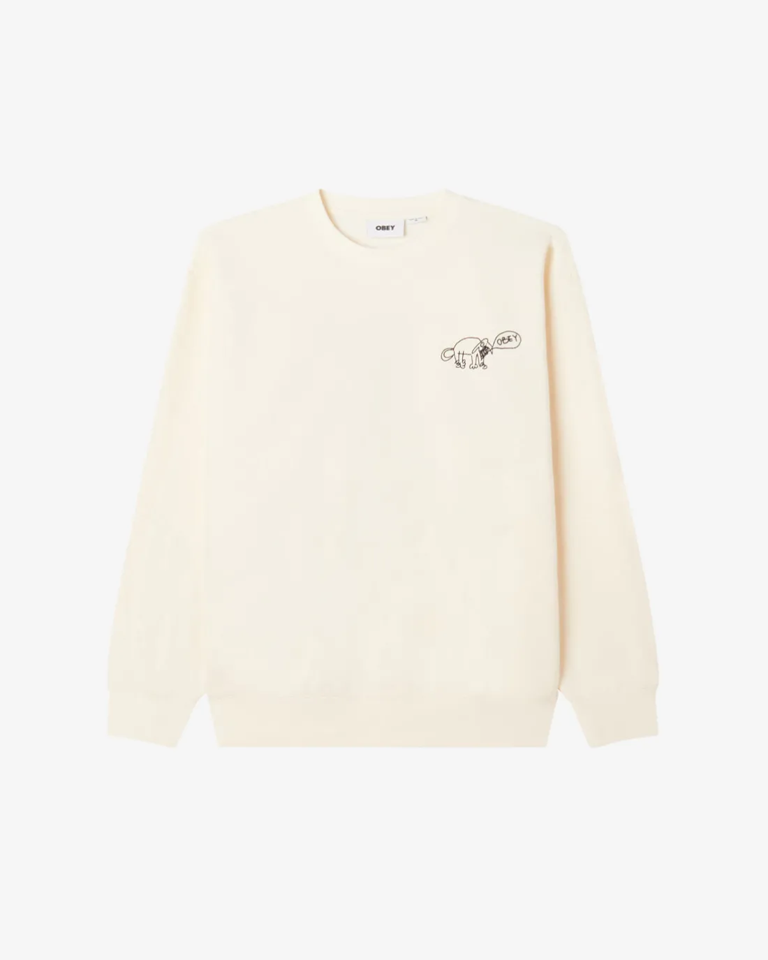 DOG DOODLE CREWNECK*OBEY Clothing Flash Sale