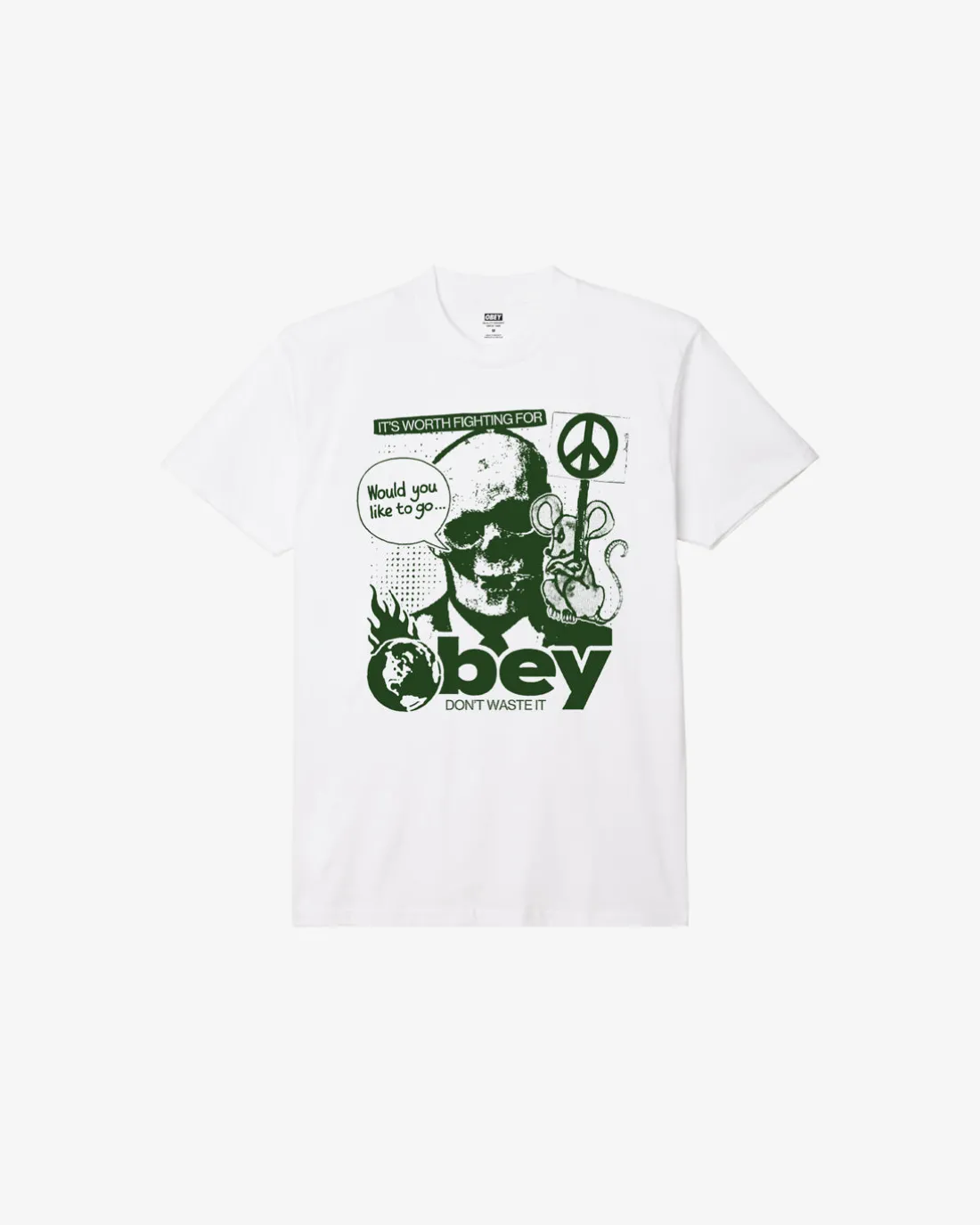 DONT WASTE IT CLASSIC T-SHIRT*OBEY Clothing Shop