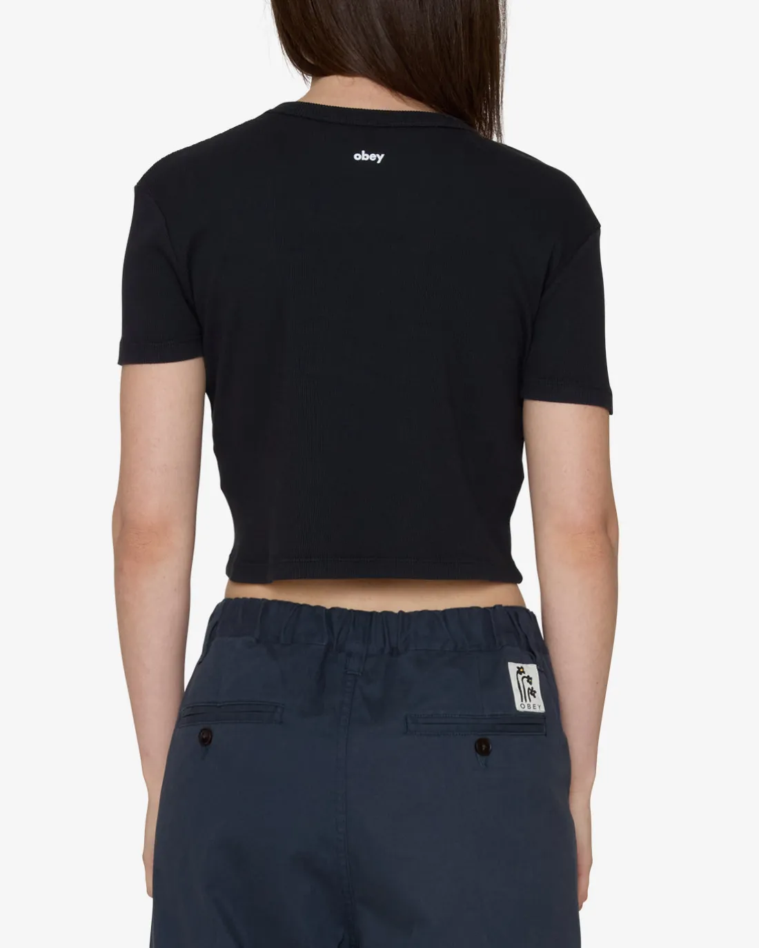 DREAM BABY DREAM CROPPED RIB T-SHIRT*OBEY Clothing Outlet