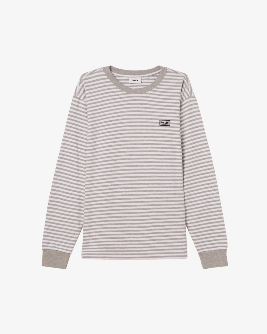 EST. WORKS EYES LS STRIPE*OBEY Clothing Discount
