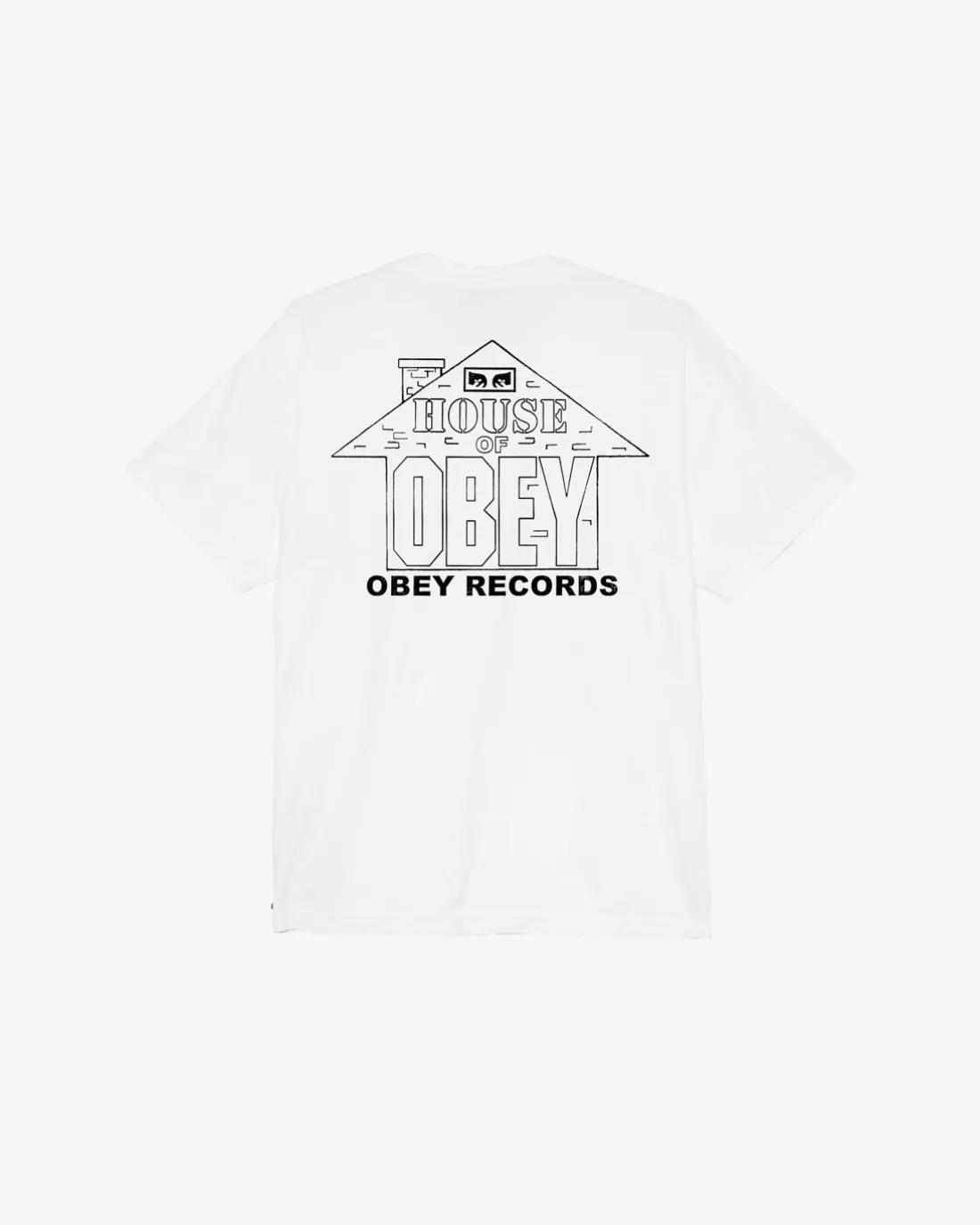 HOUSE OF OBEY RECORDS HEAVYWEIGHT T-SHIRT*OBEY Clothing Outlet
