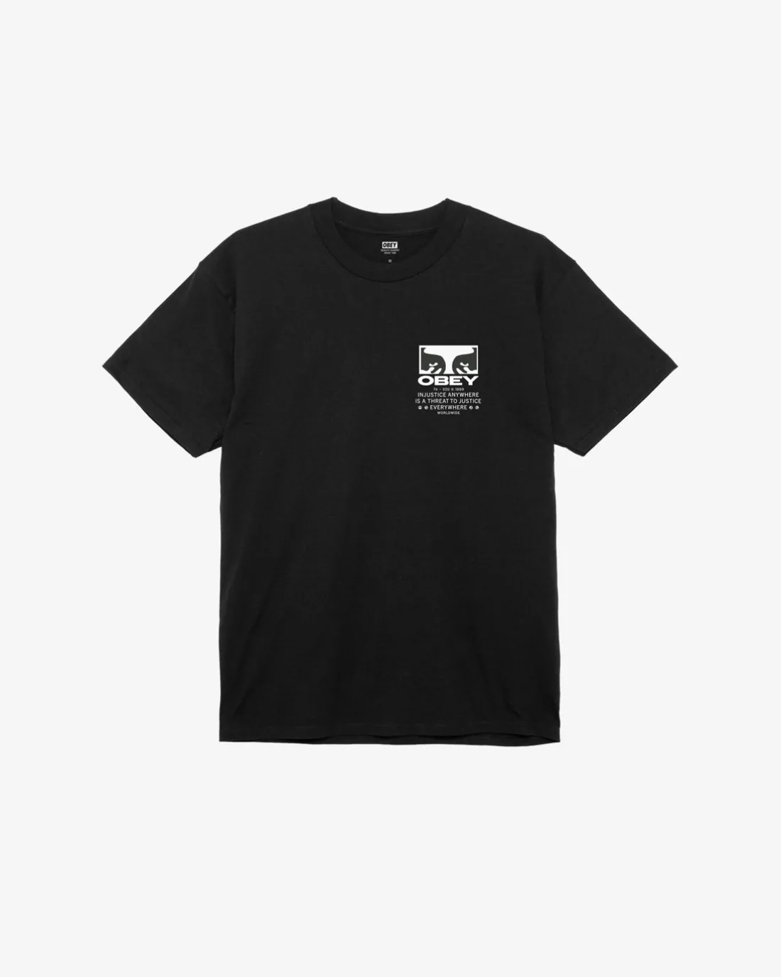 JUSTICE EVERYWHERE CLASSIC T-SHIRT*OBEY Clothing Clearance
