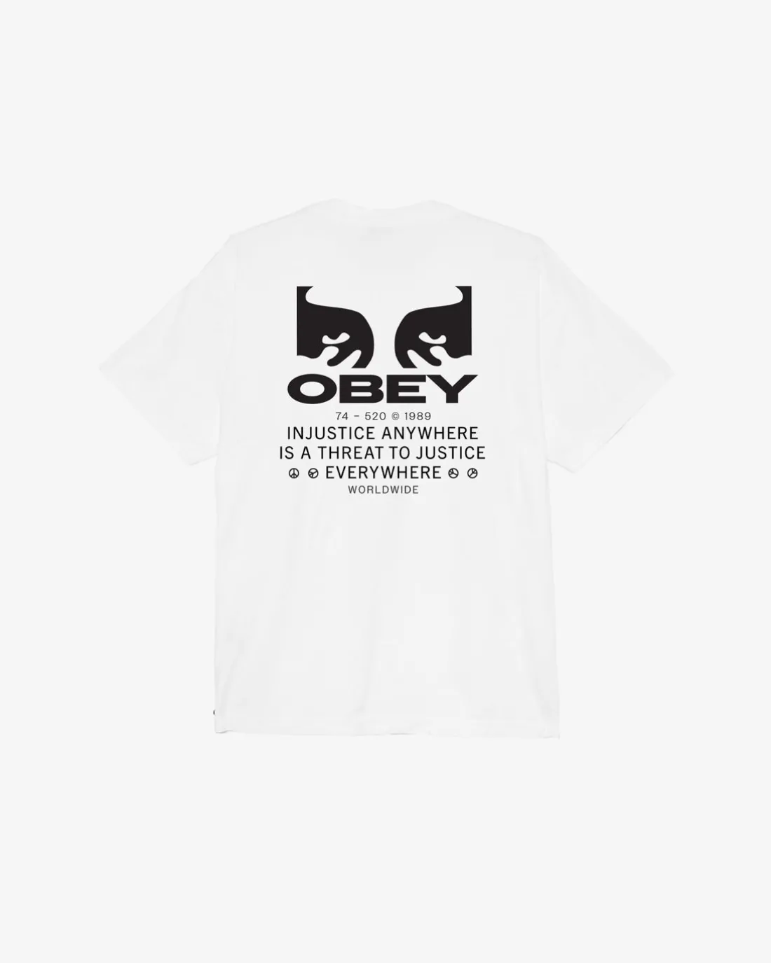 JUSTICE EVERYWHERE HEAVYWEIGHT T-SHIRT*OBEY Clothing Online