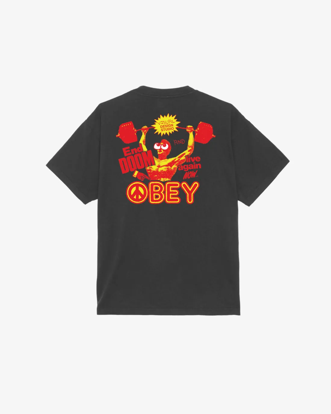 LIVE AGAIN NOW HEAVYWEIGHT T-SHIRT*OBEY Clothing Shop