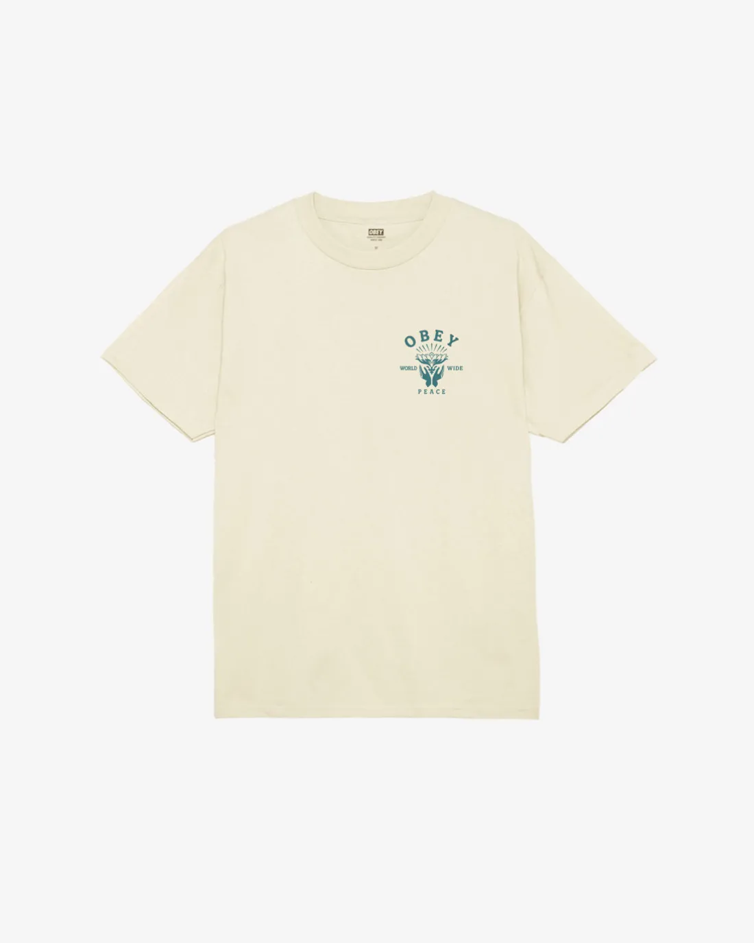 LOTUS WITH HANDS CLASSIC T-SHIRT*OBEY Clothing Best