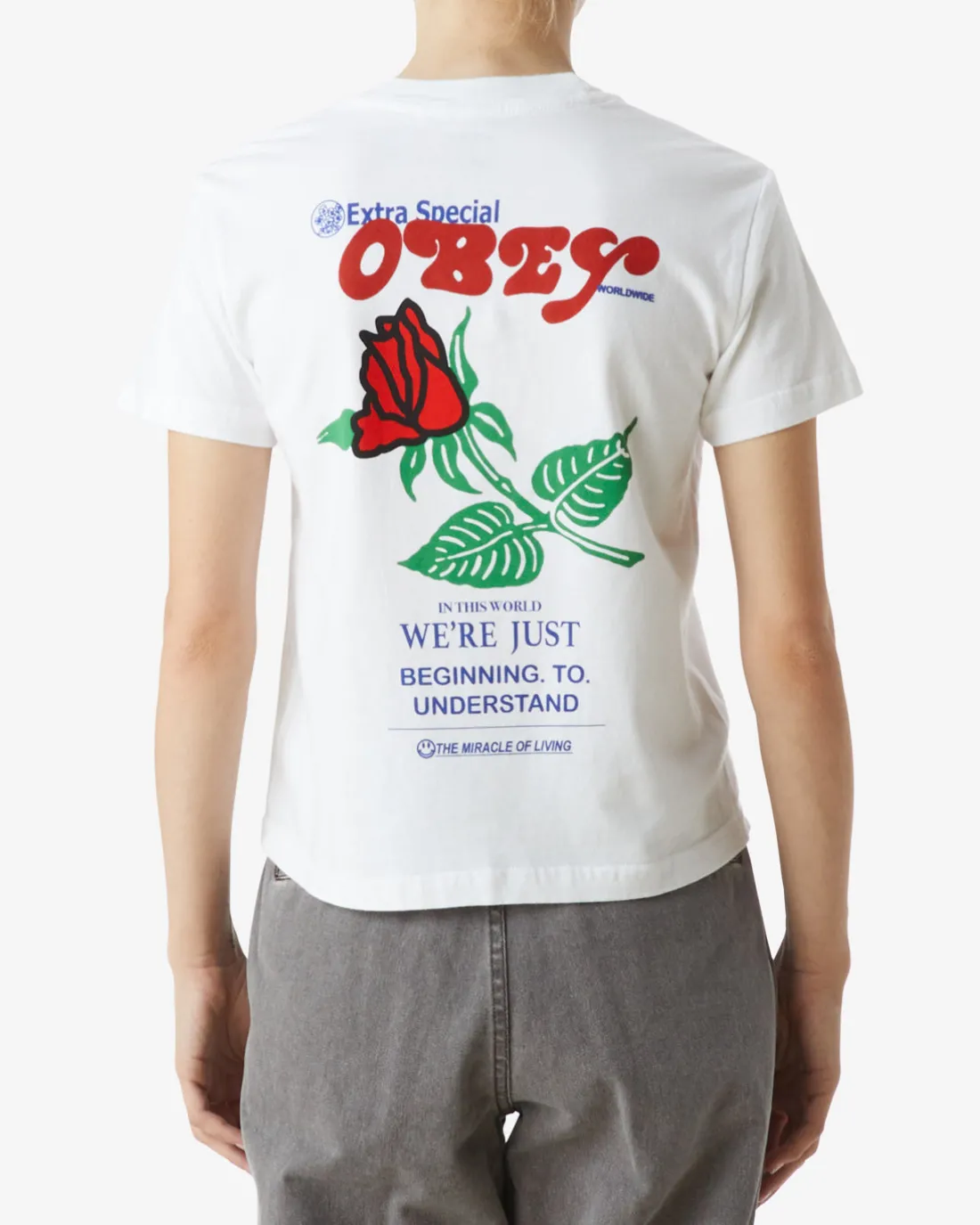 MIRACLE OF LIVING KAYLIN T-SHIRT*OBEY Clothing Hot