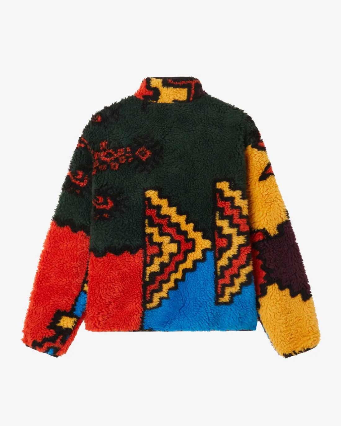 MOROCCAN RUG SHERPA JACKET*OBEY Clothing New