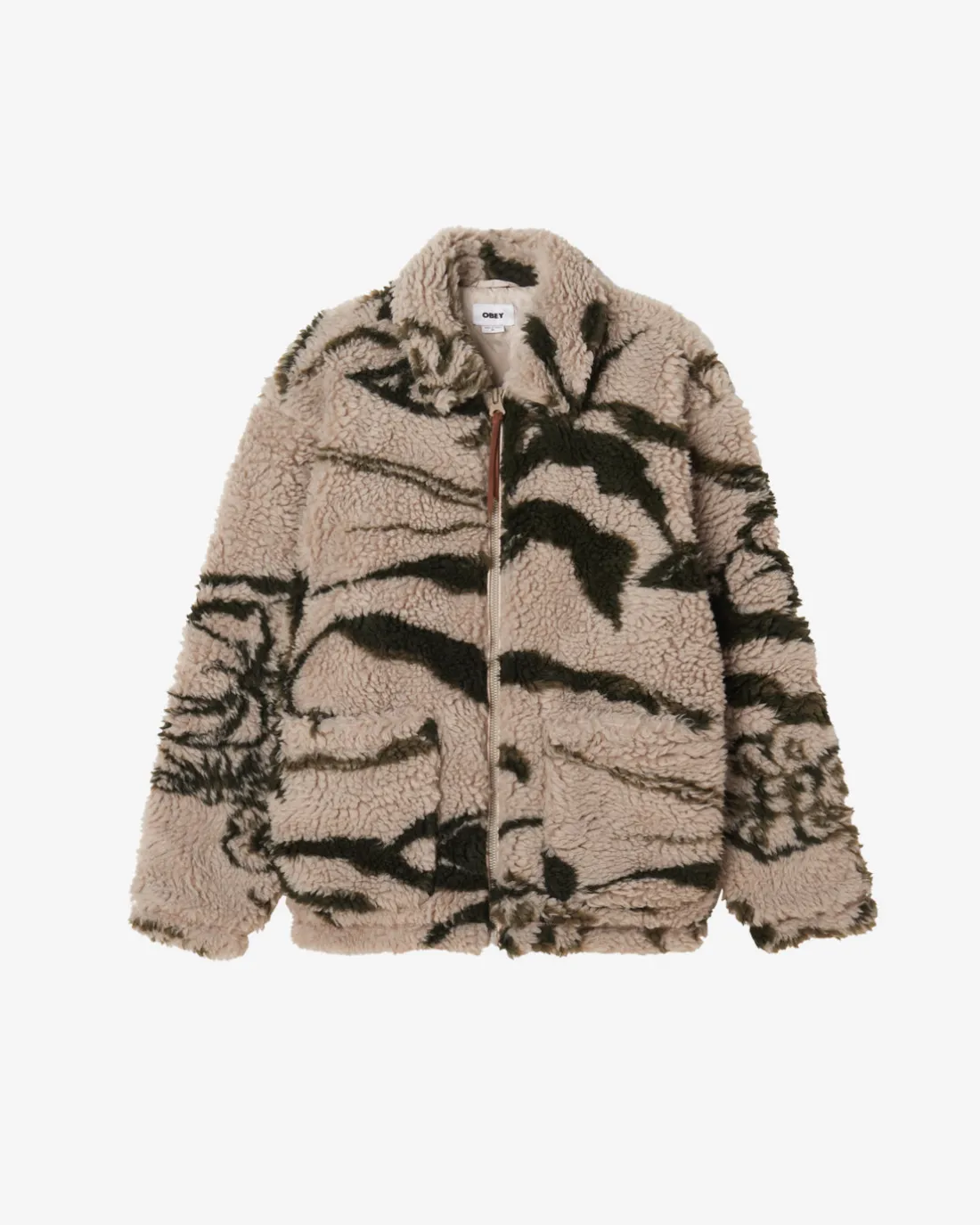 MUSHROOM SHERPA JACKET*OBEY Clothing Store