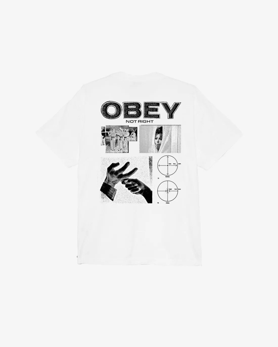 NOT RIGHT HEAVYWEIGHT T-SHIRT*OBEY Clothing Discount