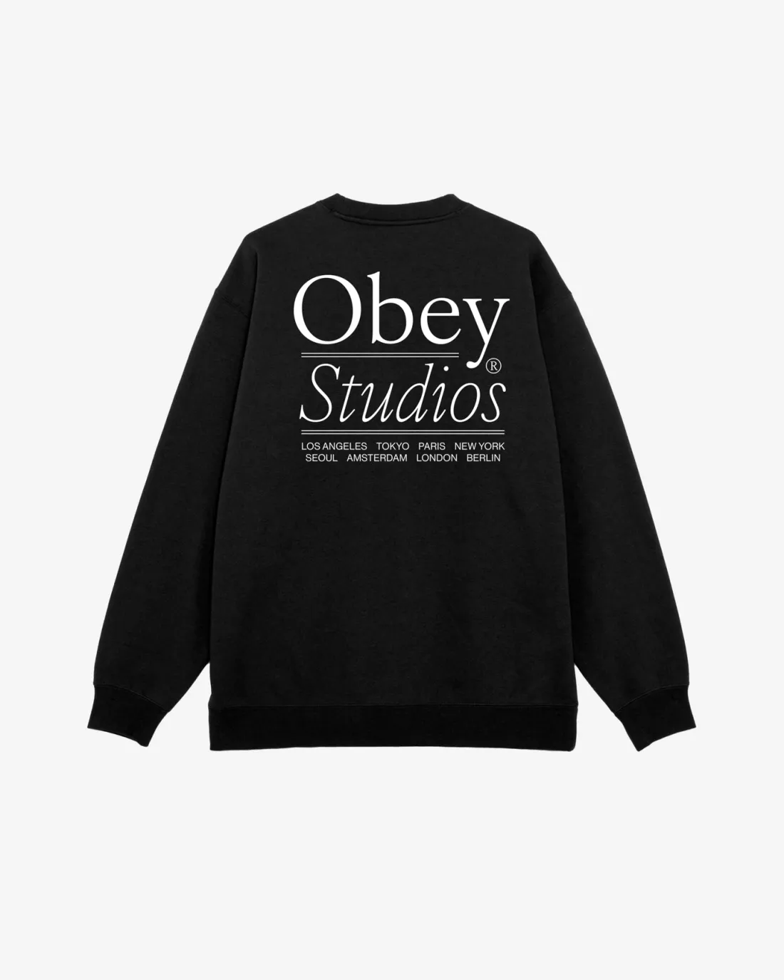 OBEY STUDIOS PREMIUM CREWNECK*OBEY Clothing Discount