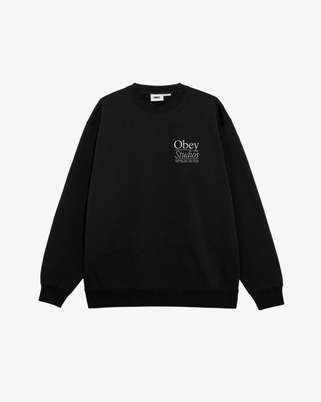 OBEY STUDIOS PREMIUM CREWNECK*OBEY Clothing Discount