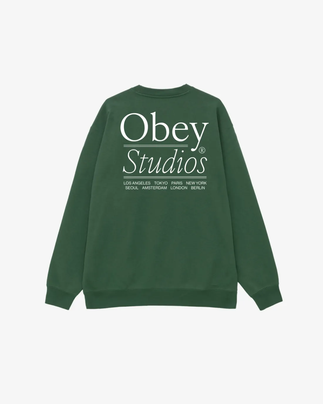 OBEY STUDIOS PREMIUM CREWNECK*OBEY Clothing Discount