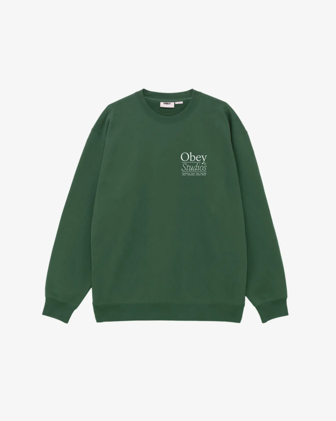 OBEY STUDIOS PREMIUM CREWNECK*OBEY Clothing Discount