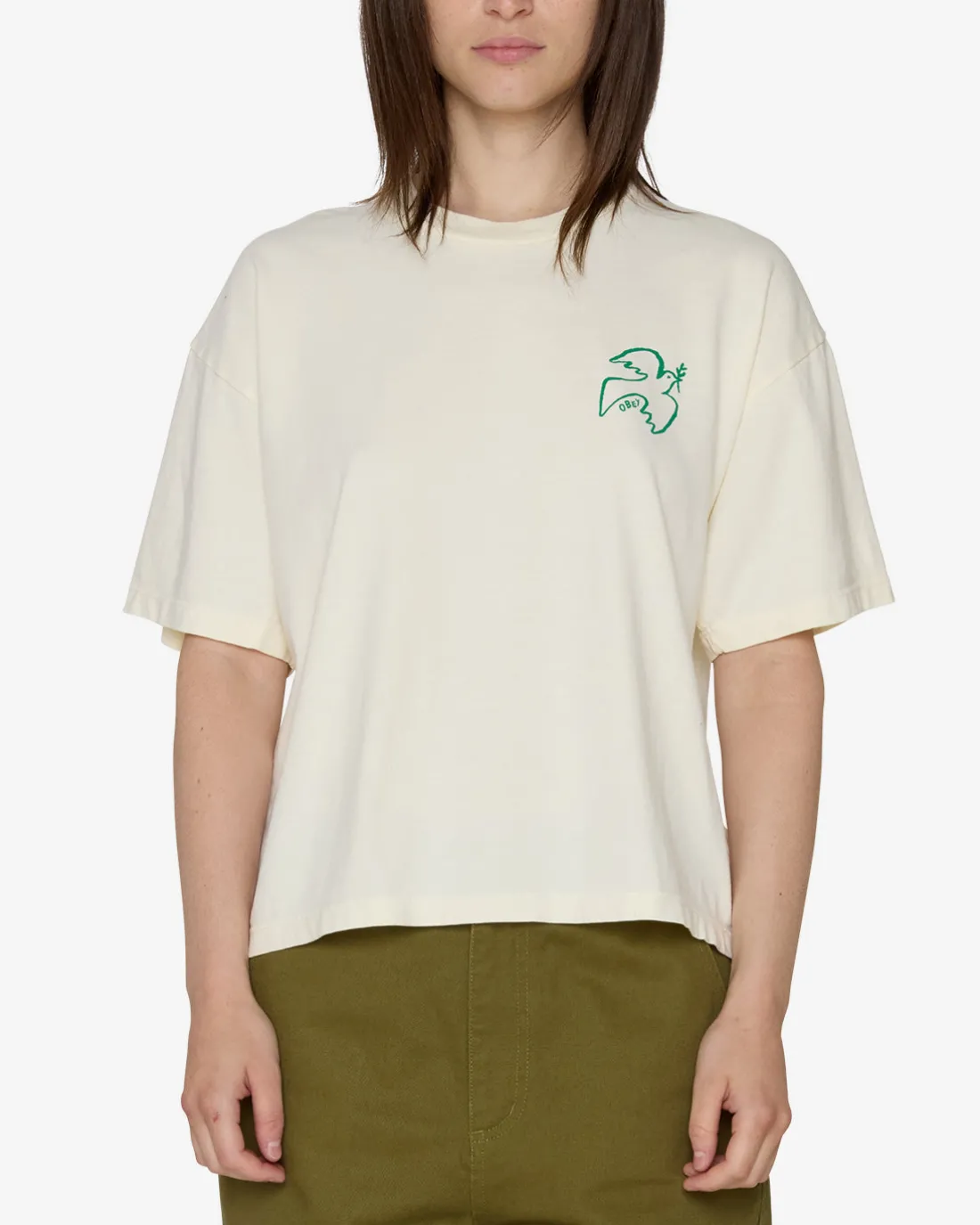 PEACE & LOVE FOR ALL DOVE RAEGAN T-SHIRT*OBEY Clothing Store