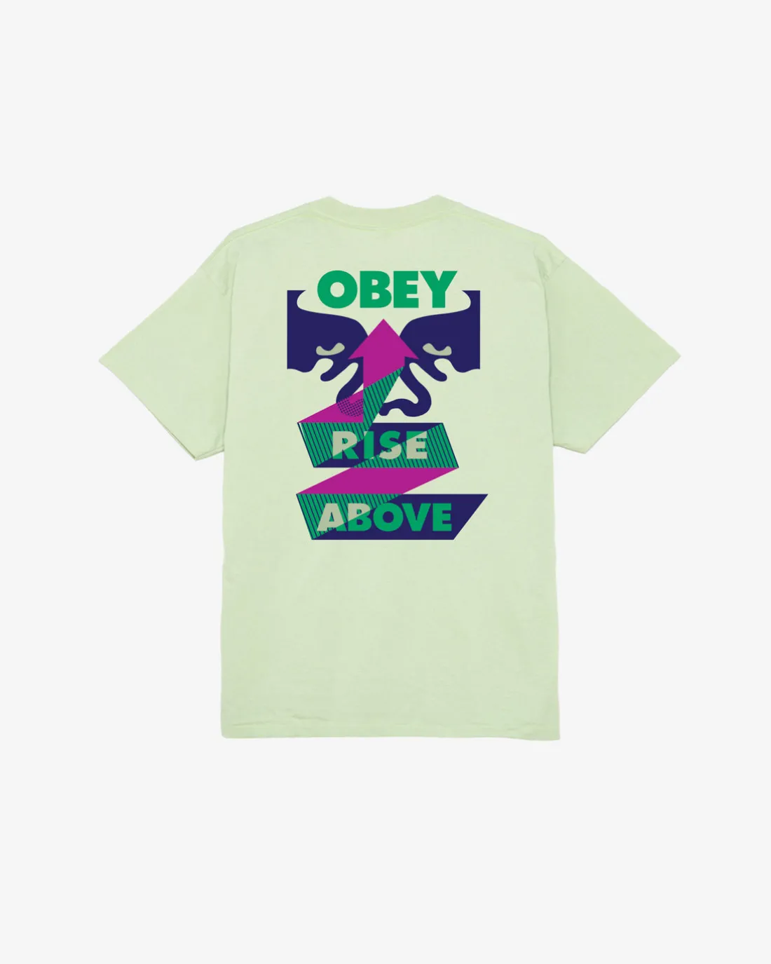 RISE ABOVE RIBBON CLASSIC T-SHIRT*OBEY Clothing Best