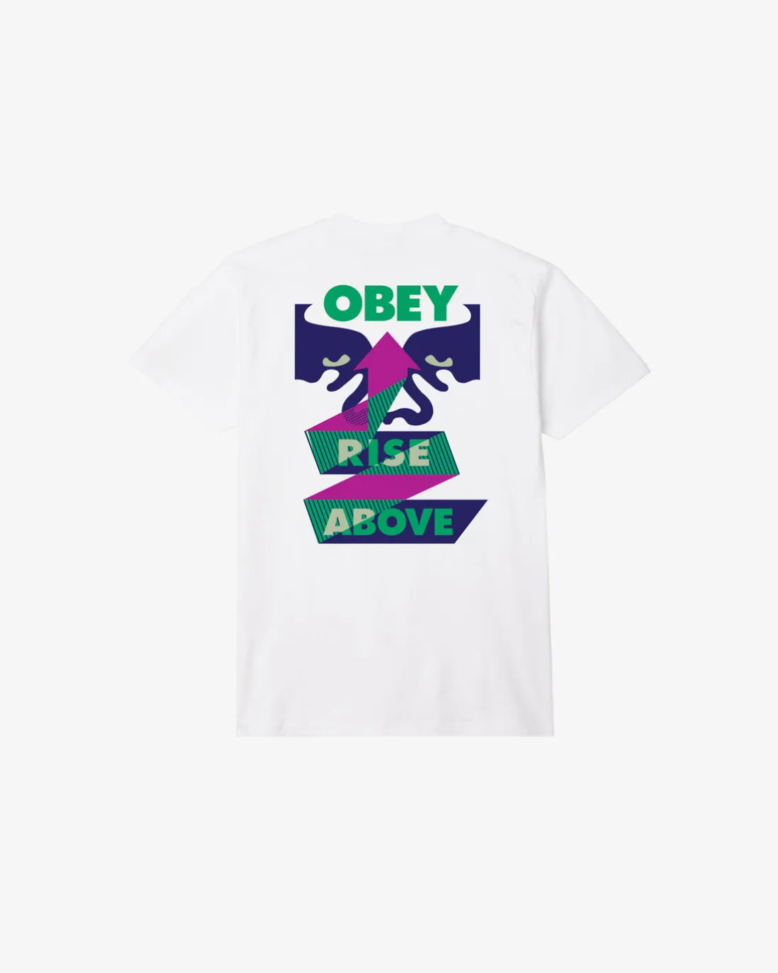 RISE ABOVE RIBBON CLASSIC T-SHIRT*OBEY Clothing Best