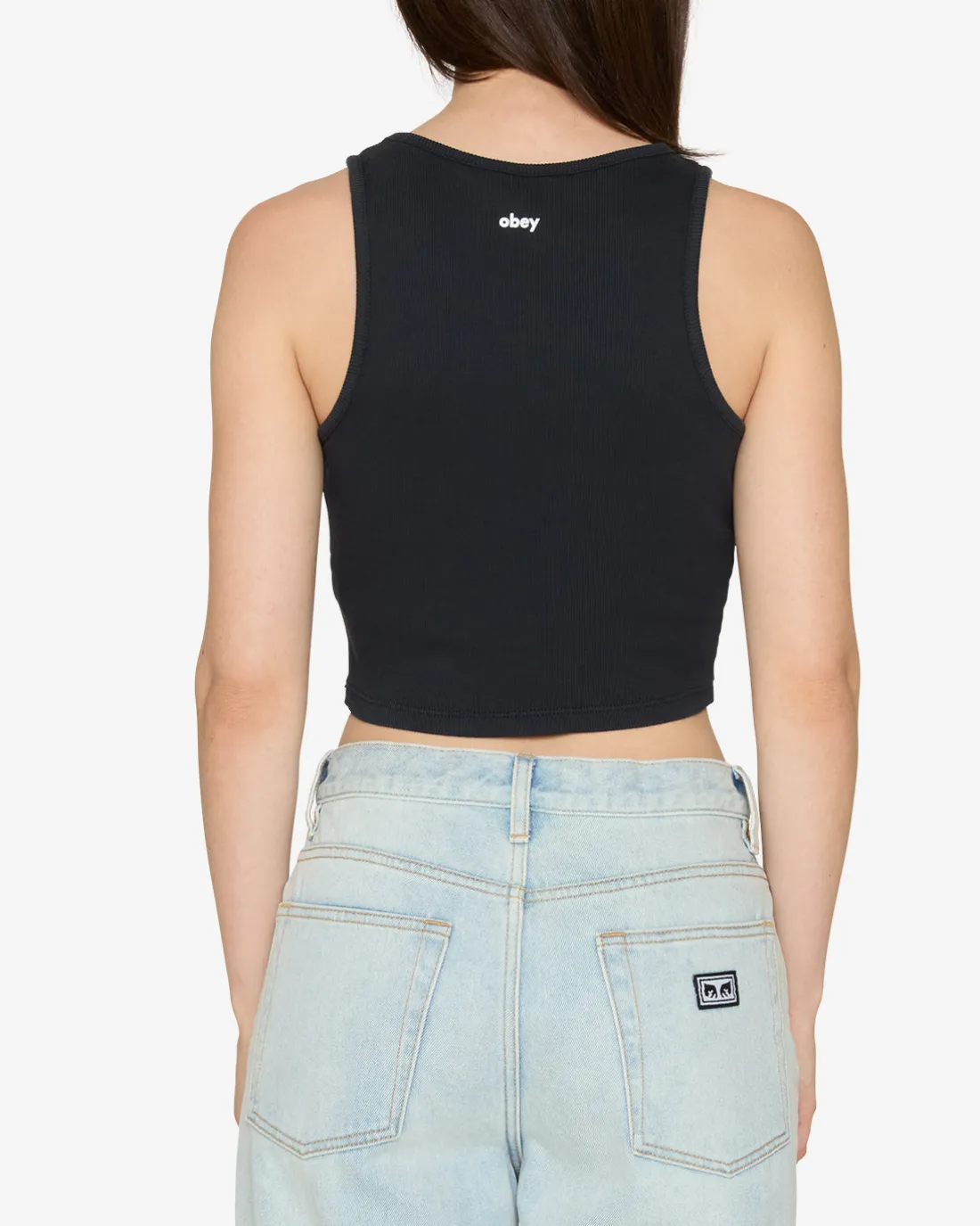 WE ARE NOT ALONE RIB TANK*OBEY Clothing Cheap