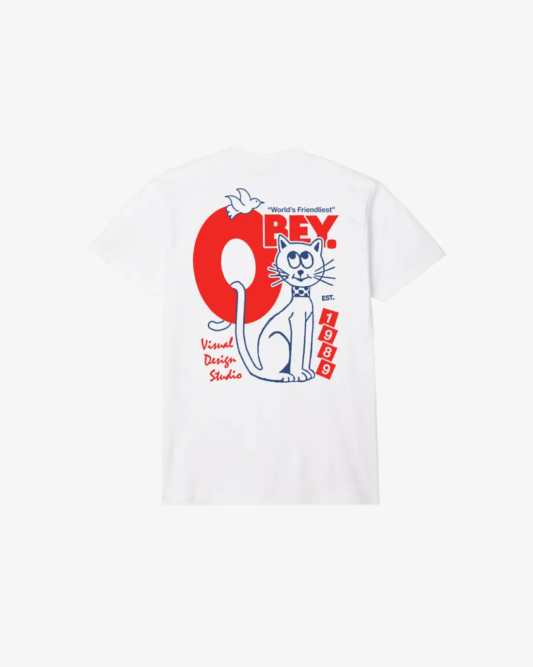 WORLDS FRIENDLIEST CLASSIC T-SHIRT*OBEY Clothing Flash Sale