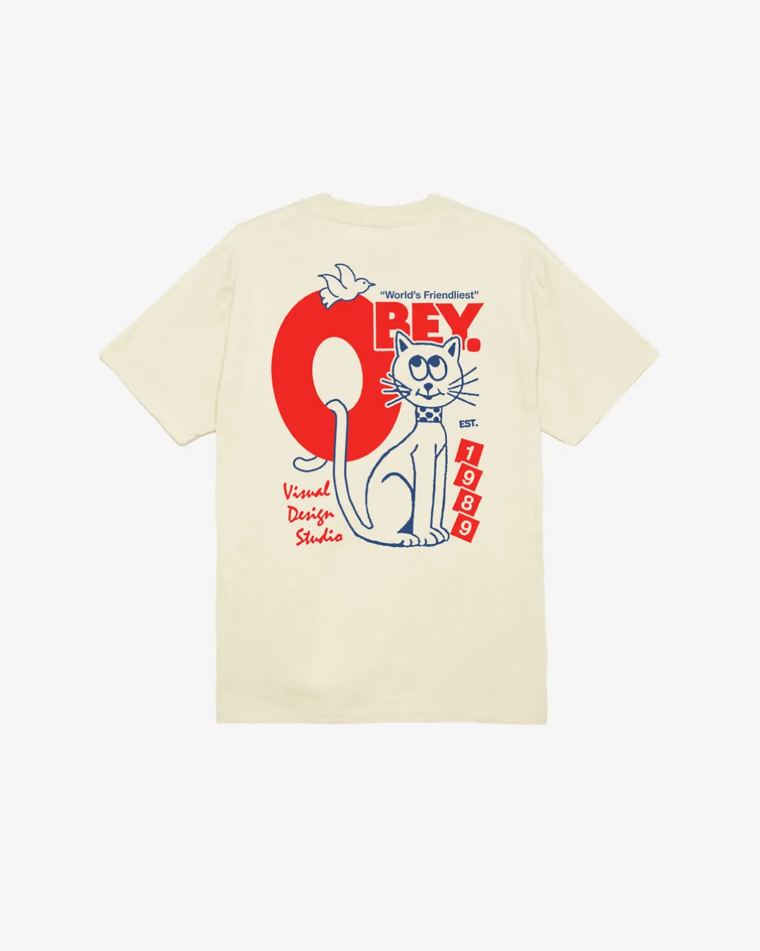 WORLDS FRIENDLIEST CLASSIC T-SHIRT*OBEY Clothing Flash Sale